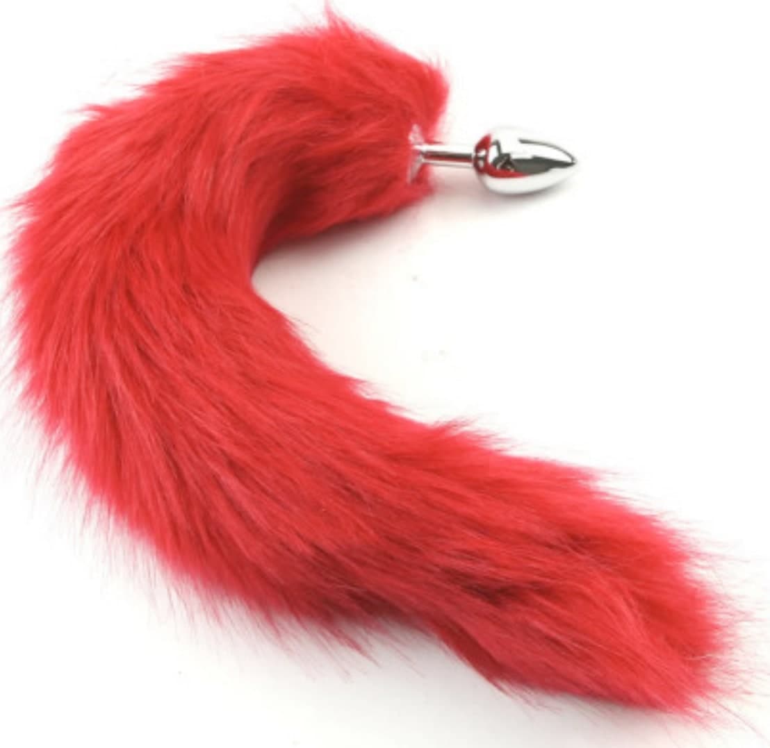 Butt Plug Anale In Metallo Con Coda Volpe Dilatatore Ano Per Donna E Uomo SexToy - 22