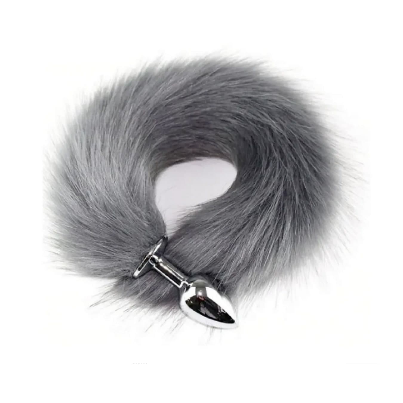 Butt Plug Anale In Metallo Con Coda Volpe Dilatatore Ano Per Donna E Uomo SexToy - 27