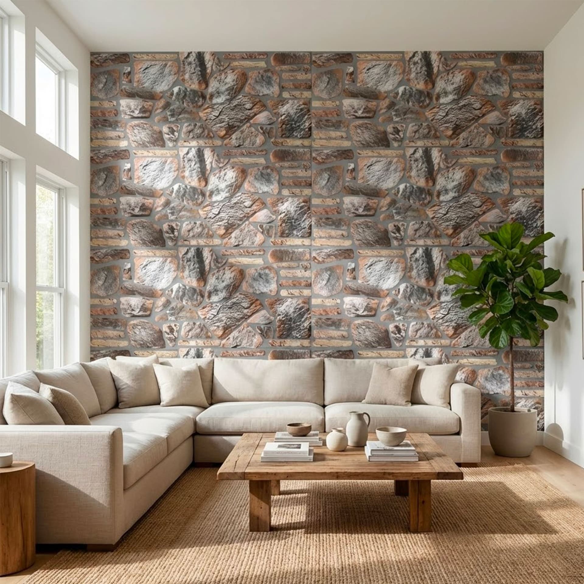 CAPPOTTO esterno - interno isolante in STYROFOAM 3D (120x50cm) con resine e malta Pietra Patinata in Pannelli a muro 3D Eternal Parquet - Ariano Irpino, commercioVirtuoso.it