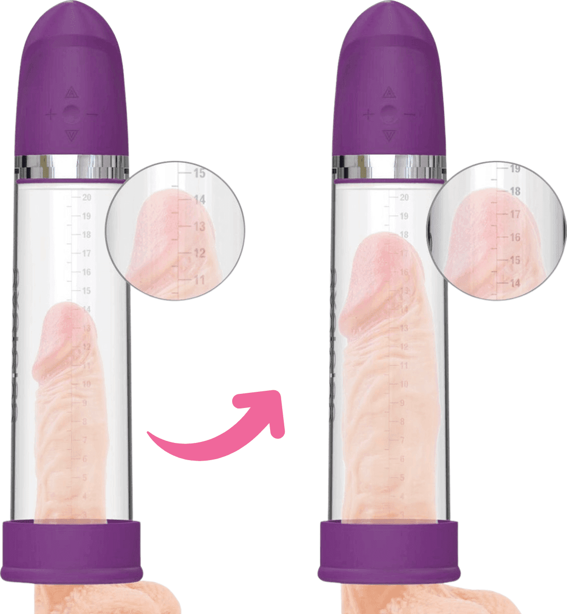 Pompa Pene Automatica Elettrica per Allungamento Ingrandimento Tubo Sottovuoto - 12