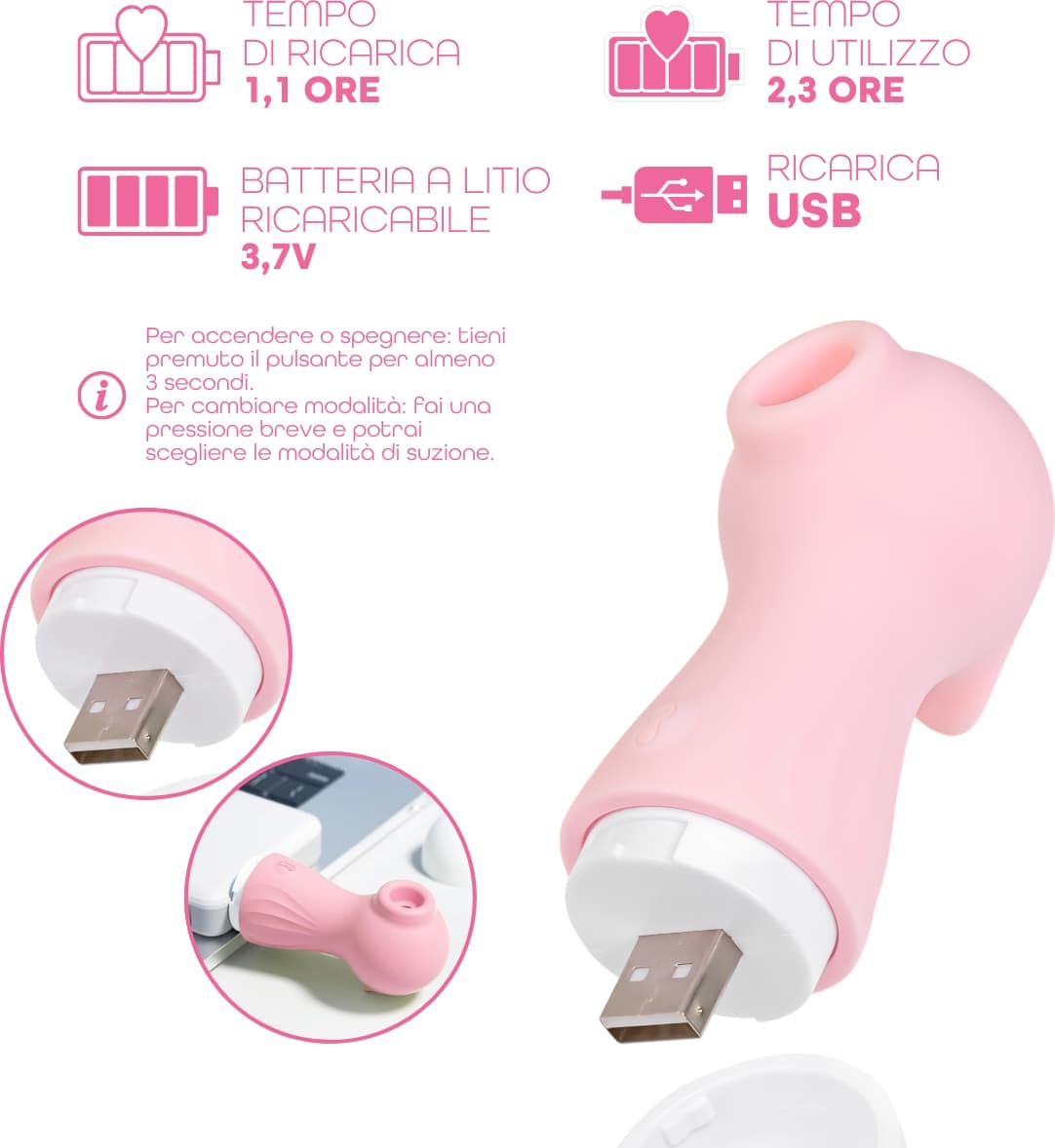 Succhia Clitoride Stimolatore Clitorideo a Suzione in Silicone Clit Sucker SexToy in Succhia clitoride Do You Erotic - Napoli, commercioVirtuoso.it