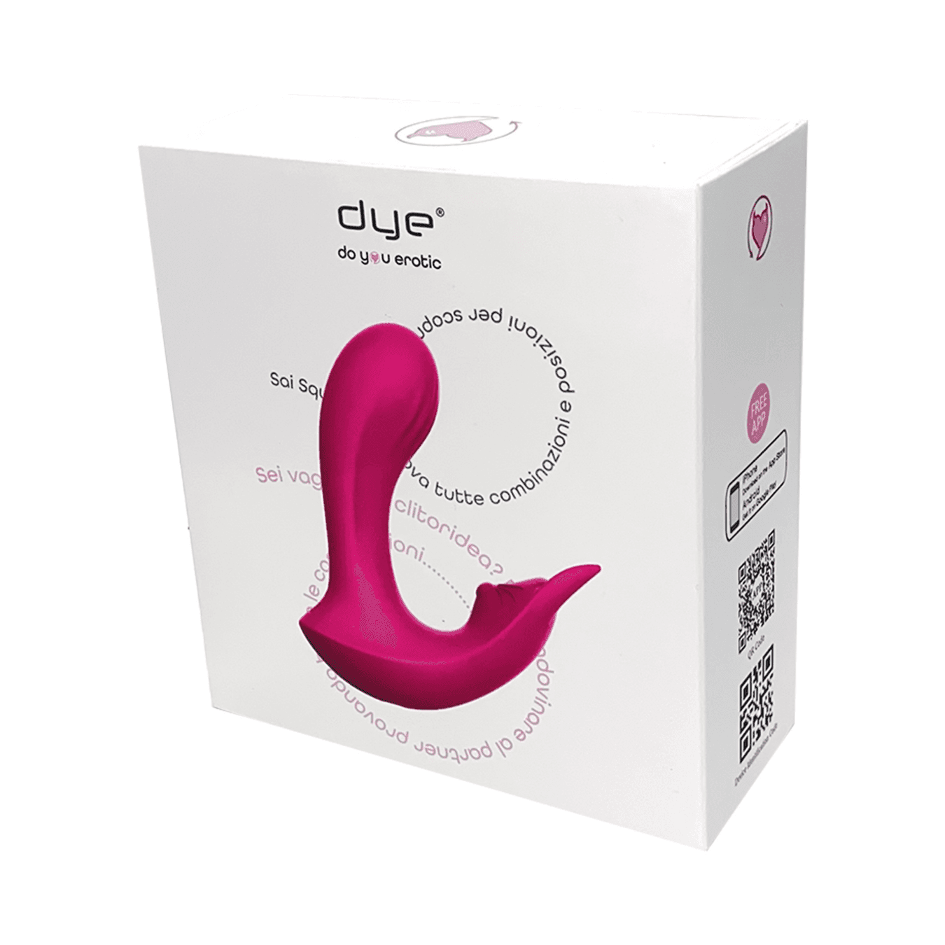 Vibratore Doppia Stimolazione Orina in Silicone 2in1 Punto G e Clitoride con App - 18
