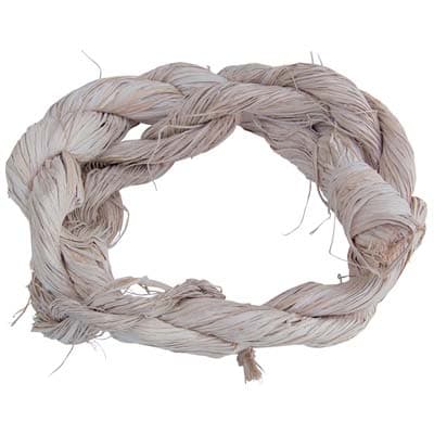 Rafia Naturale Intrecciata 300 g Ca 3 Pezzi - 2