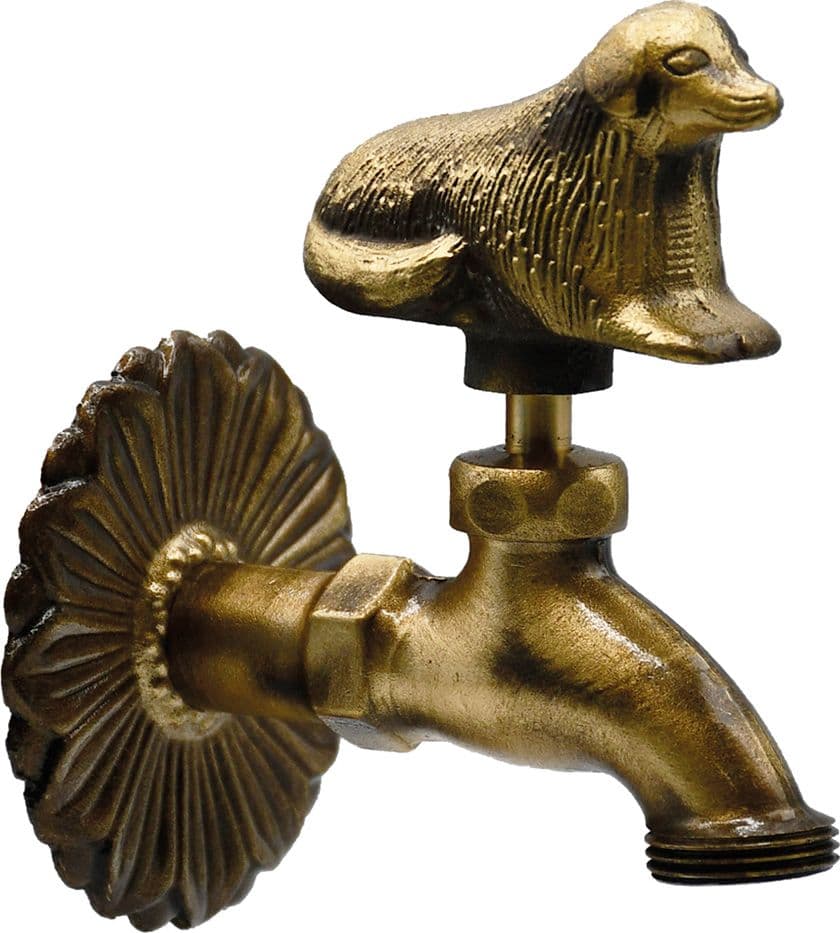 Rubinetto Ornamentale 1/2 con Maniglia e Rosone Lif Cane - 2