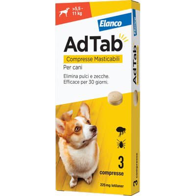 Antiparassitario Adtab Cani Elanco 11 5,5 kg 3 Pezzi - 2