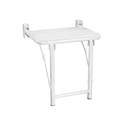 Sedile Doccia con Sostegno Gambe Sedia per Disabili Inox Bianco Nofer - 2