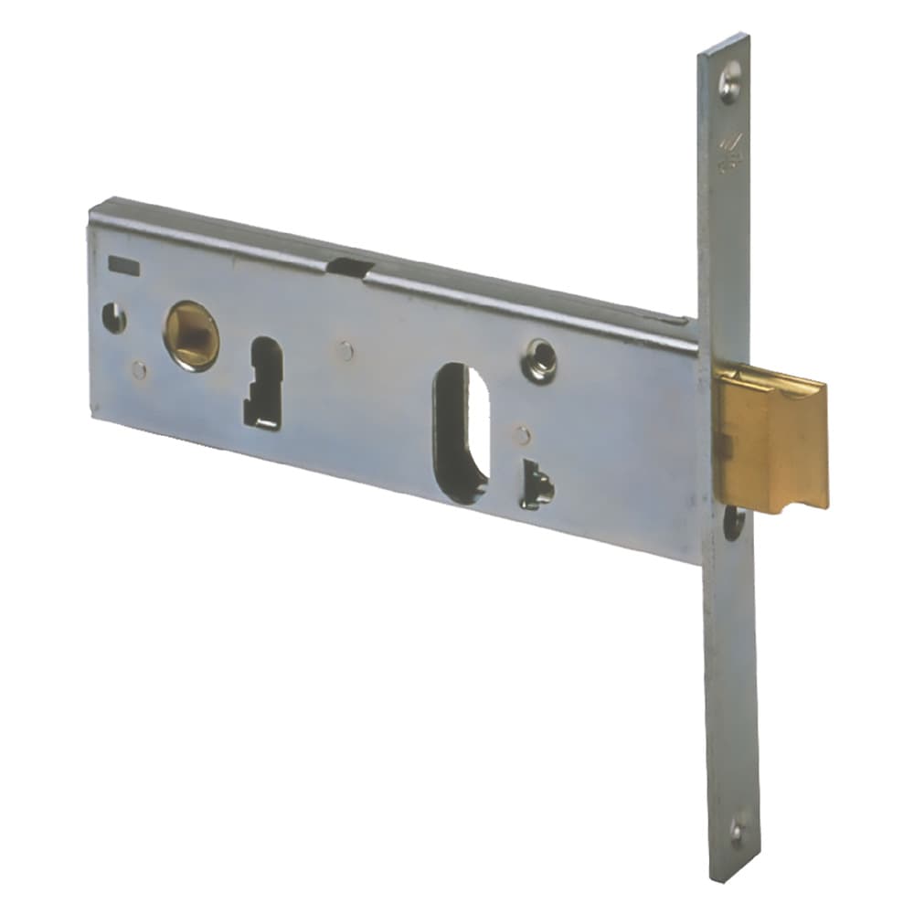 Serratura da Infilare Stretta per Fascia per Cisa Alluminio 16 mm 67 mm - 2