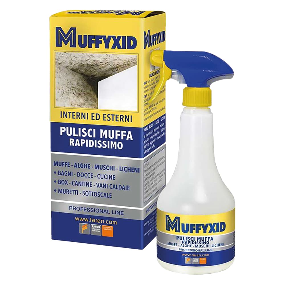 Antimuffa Spray Faren Muffyxid 12 Pezzi 0,5 lt - 2