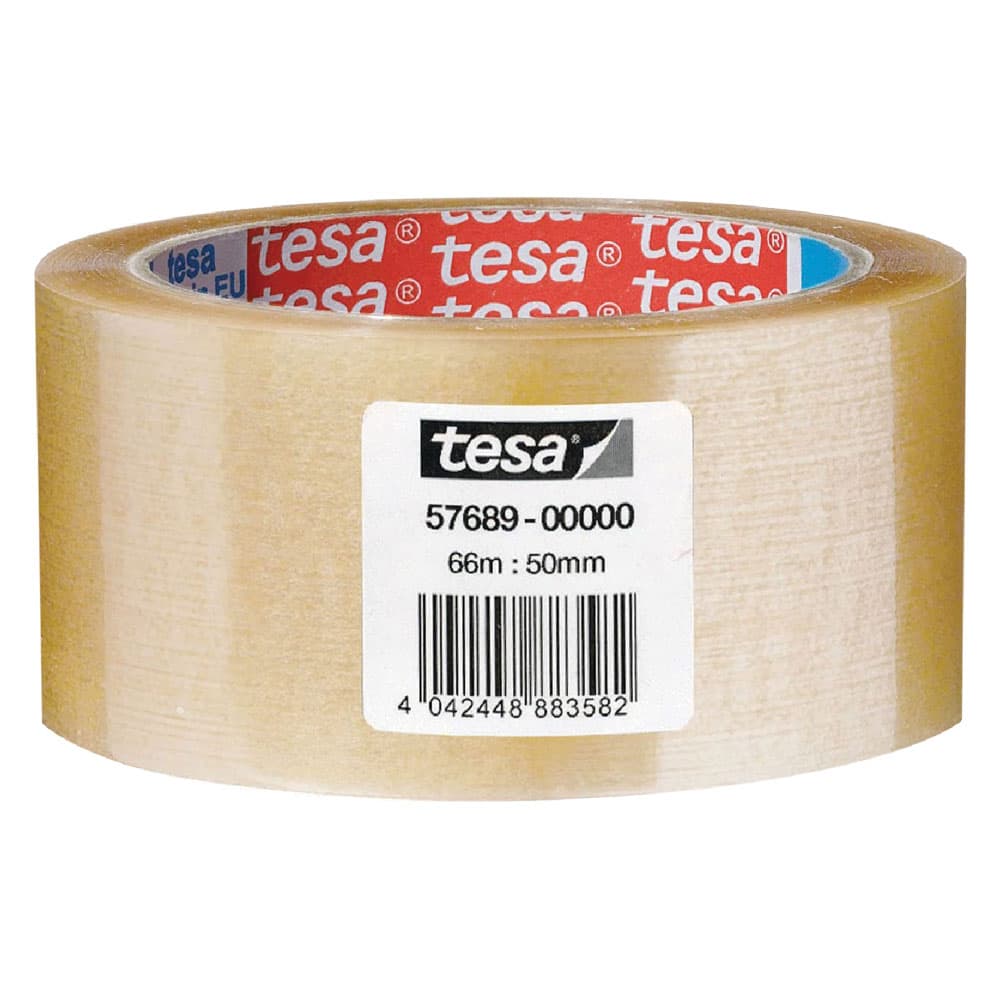 Nastro per Imballaggio X Tesa 57689 57690 Trasparente 36 Pezzi 50 mm 66 Mt - 2