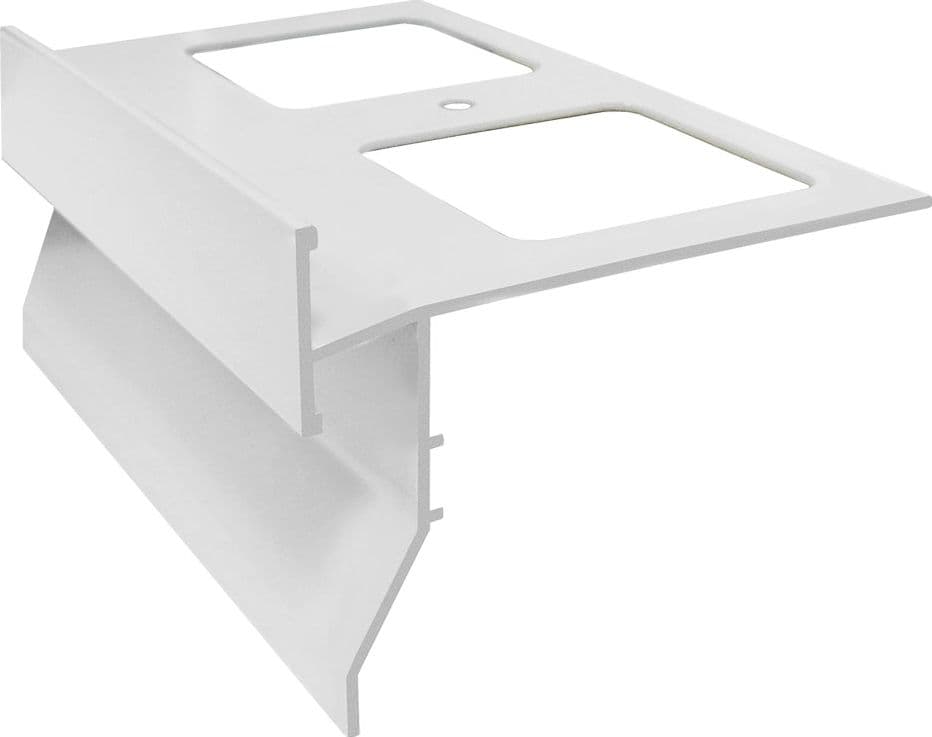 Gocciolatoio per Balconi Terrazze Top Plastica 85 mm Lungh. Bianco 2,6 Mt – Autres