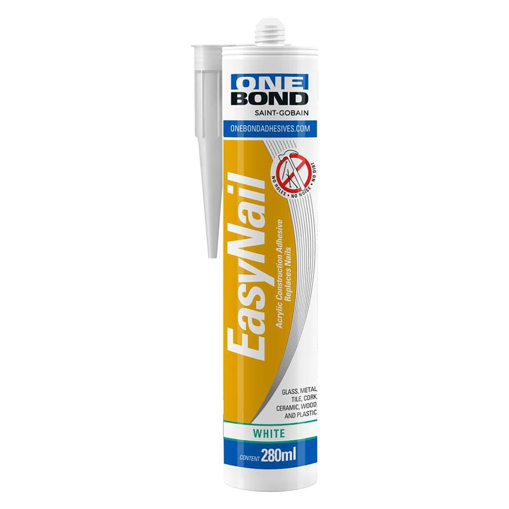 Silicone Acrilico Cartongesso e Decorazioni Bianco Onebond 12 Pezzi 280 ml - 2