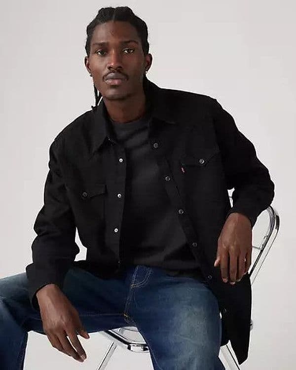 Levi's Camicia uomo denim Western Barstow 857440002 in Camicie casual Broadway Red - Barletta, commercioVirtuoso.it