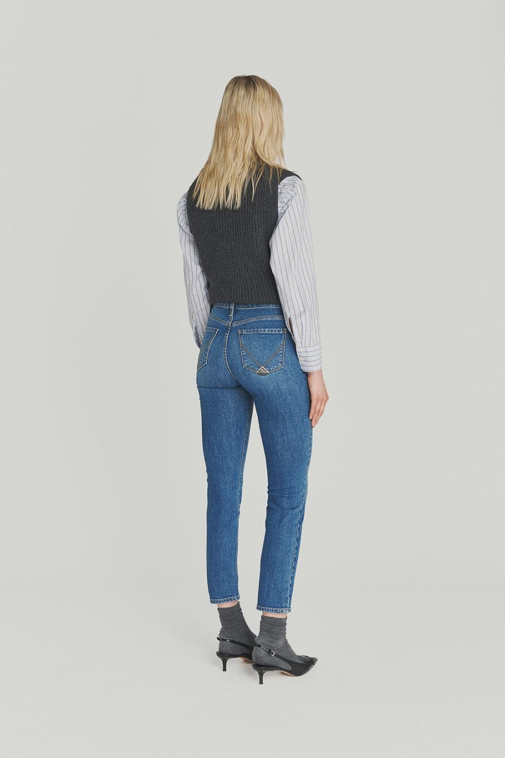 Roy Roger's Jeans donna Flo high woman flo high elodie RND207CE082288 C0999 in Jeans Broadway Red - Barletta, commercioVirtuoso.it