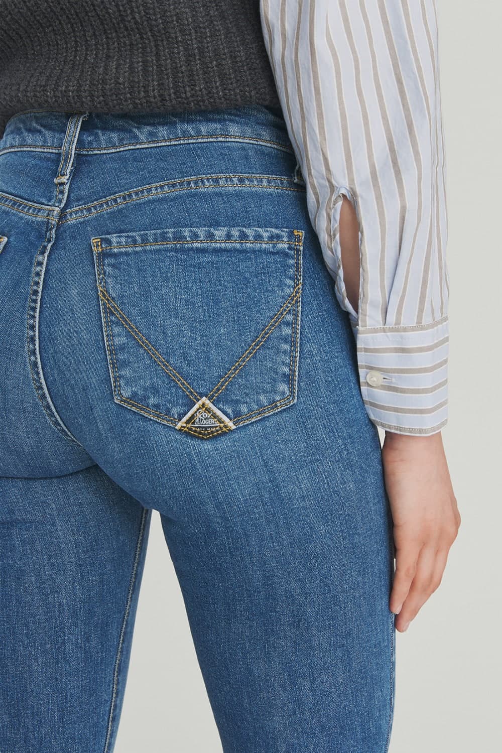 Roy Roger's Jeans donna Flo high woman flo high elodie RND207CE082288 C0999 in Jeans Broadway Red - Barletta, commercioVirtuoso.it