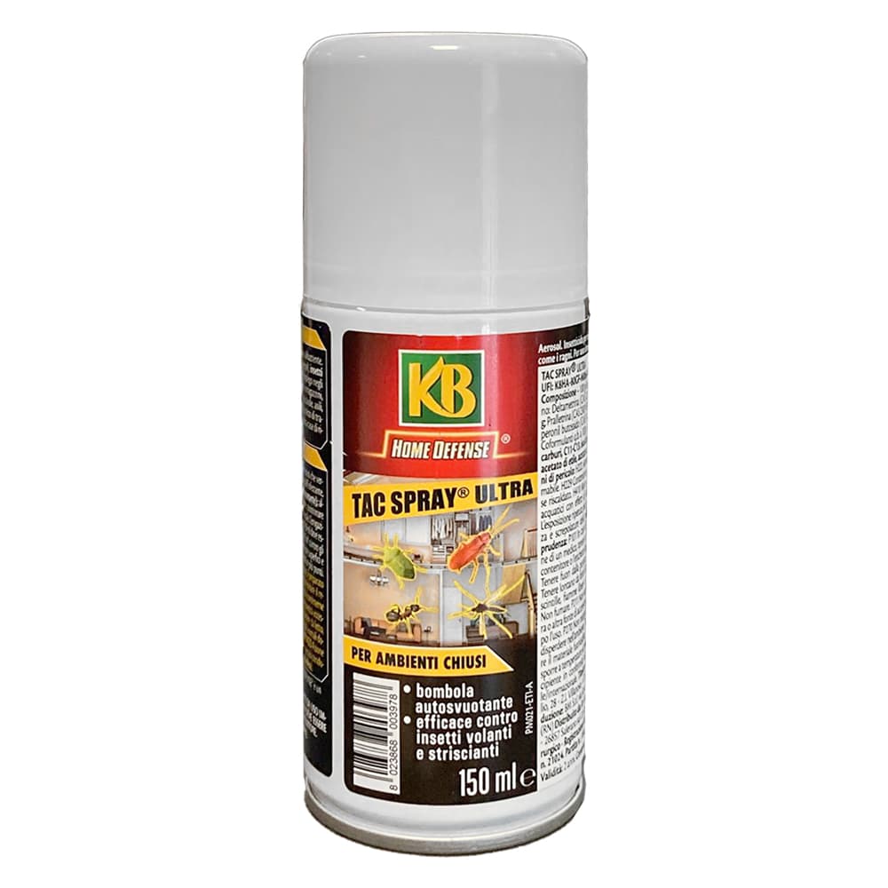 Insetticida Liquido Autosvuotante Kb Tac Spray Ultra 150 ml - 2