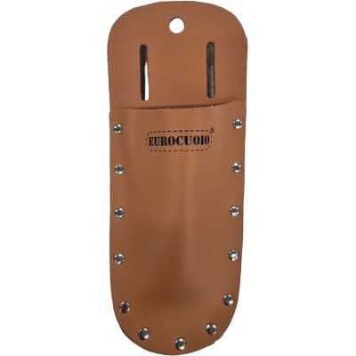 Fodero Forbice Pota Rivettato Cuoio 9 x 31 cm 2 Pezzi - 2