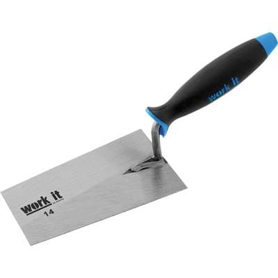 Cazzuolino Punta Quadra Work It Ausonia Manico Sintetico 14 cm 12 Pezzi - 2