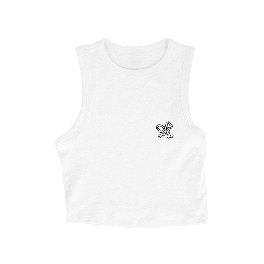 Crop Top Ghettoblaster Fiocco white in Coprispalle Glad Store - Genova, commercioVirtuoso.it