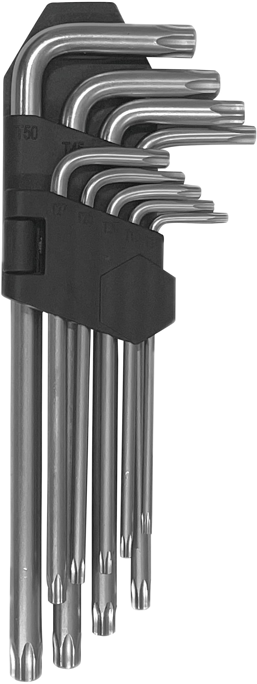 Serie Chiavi Maschio Torx Lunghe con Foro Pz. 9 Utilia - 3