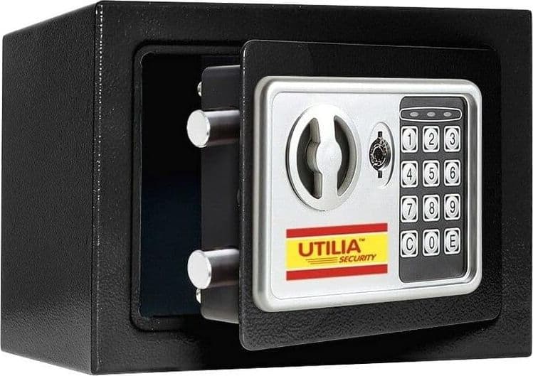 Cassaforte Elettronica Utilia Security con Combinatore e Chiave Ø 230 x - 5