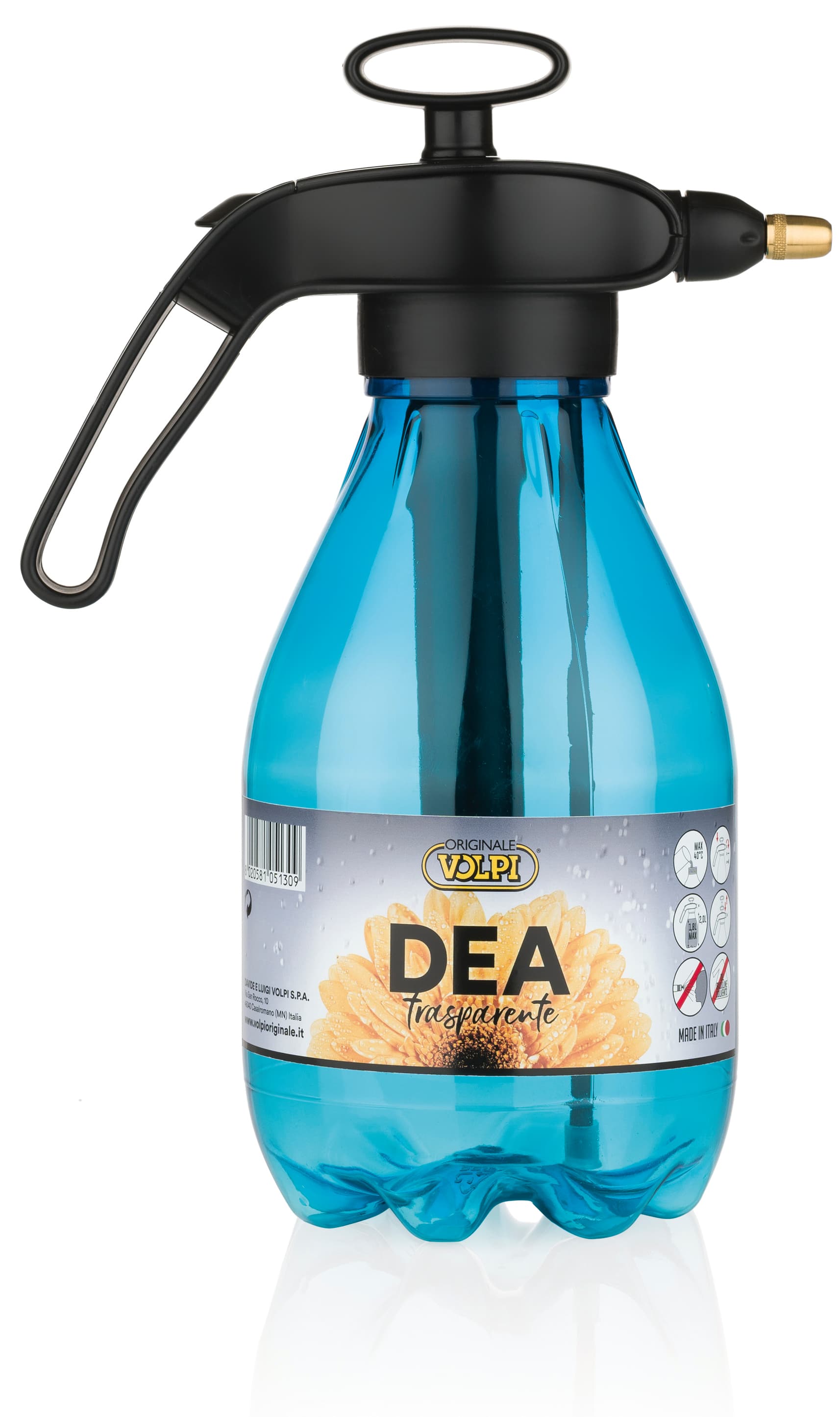 Pompa a Pressione in Plastica Dea 2022 Trasparente L 2 Volpi - 4