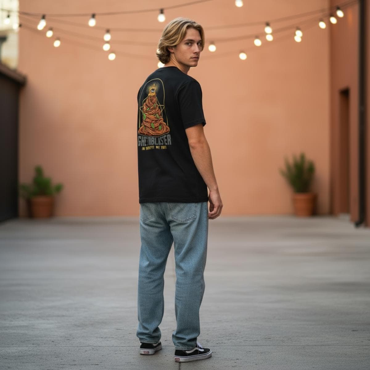 T-shirt Ghettoblaster Spaghetti Trust black - 7