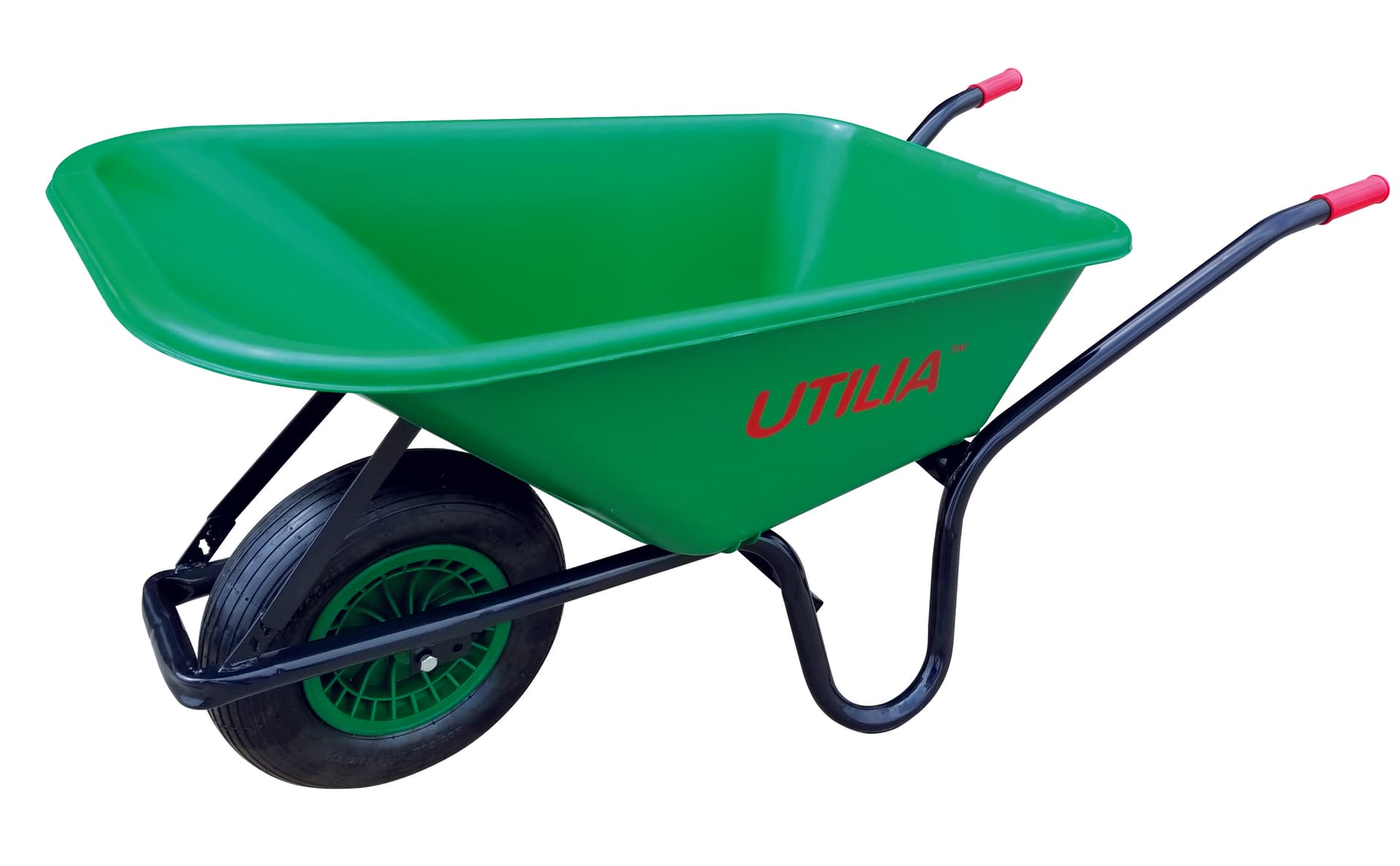 Carriola con Vasca in Plastica Colore Verde L 100 Utilia - 2