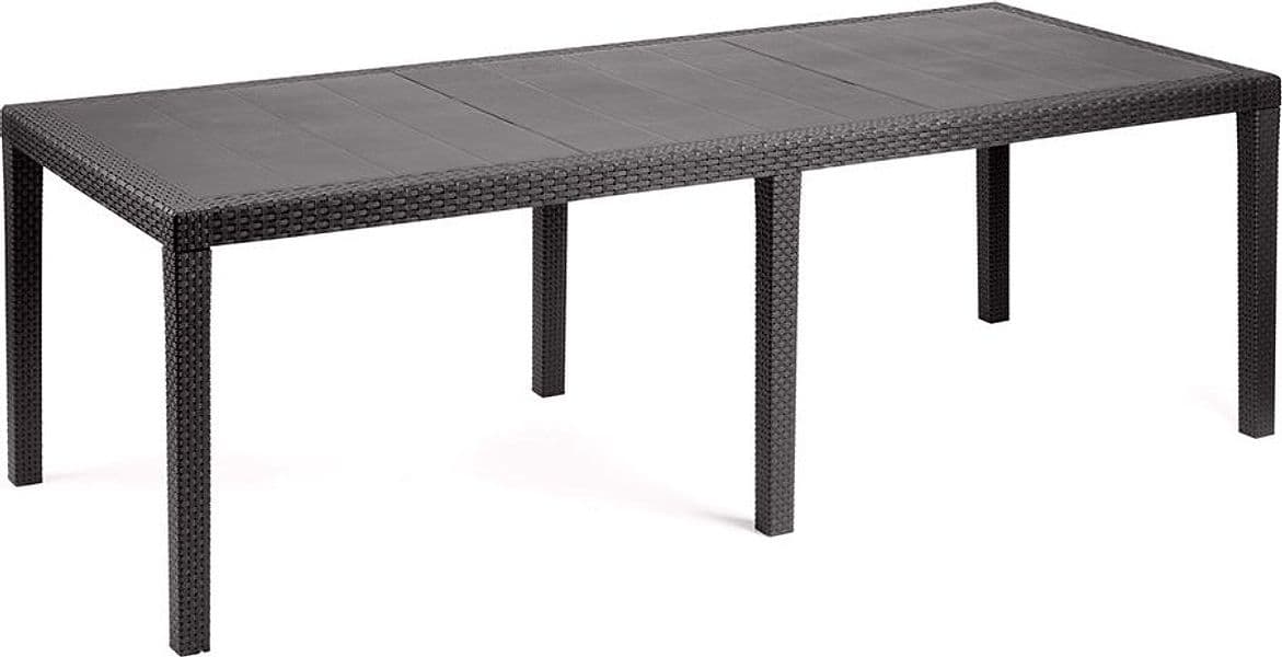 Tavolo Queen Cm 150÷220 x 90X72 H Colore Testa di Moro – Autres