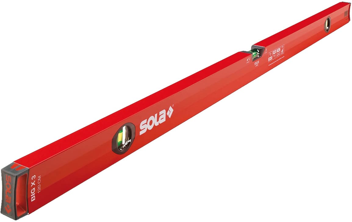 Livella Big x 3 100 3 Bolle in Alluminio Cm 100 Sola - 4