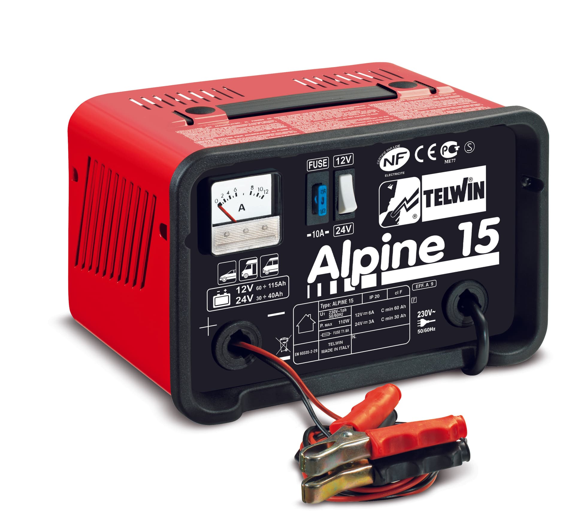 Caricabatterie Alpine 15 110 W Telwin - 2
