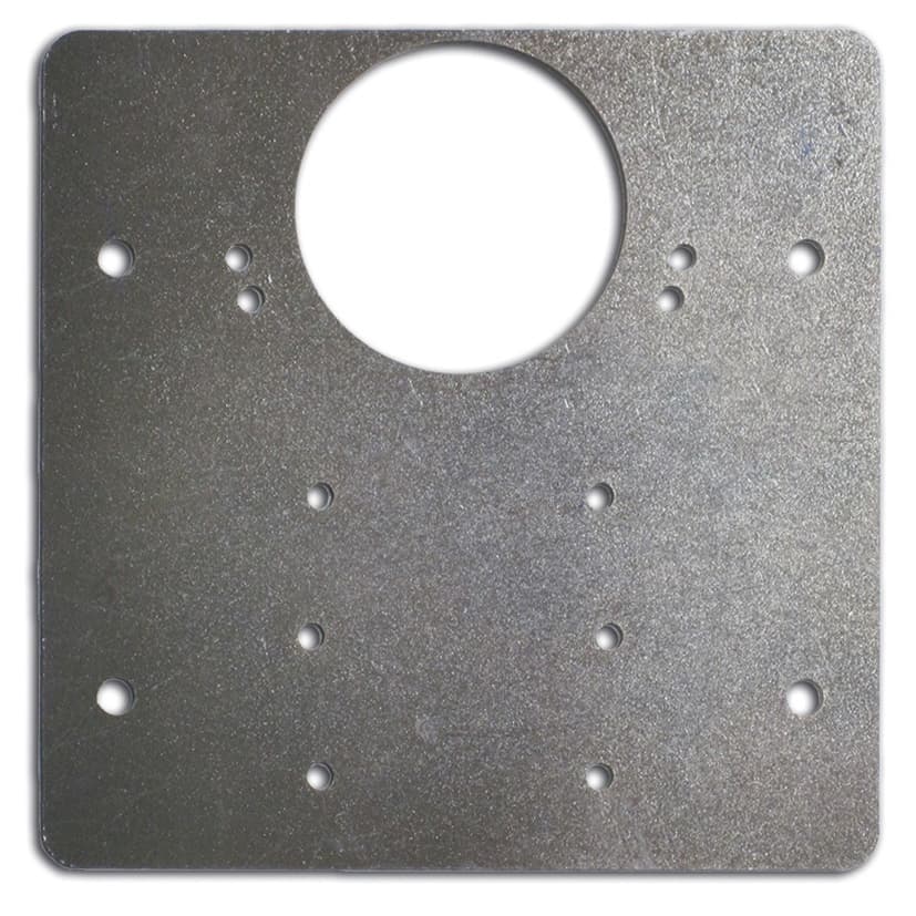 Piastra di Riparazione per Ante Mobili Jolly Ø Foro Mm 35 Acciaio Inox 12 - 3