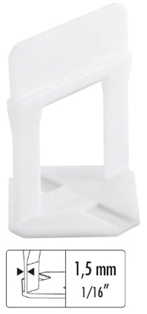 Base Livellante con Feritoia per Cuneo H Mm 20 Fuga Mm 1 5 400 Pezzi - 3