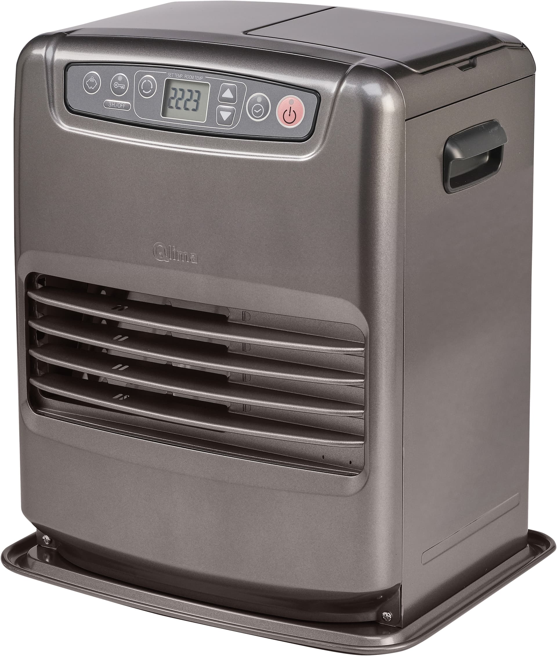 Sre 0031 TC Colore Grigio Qlima Stufa a Combustibile Elettronica - 3