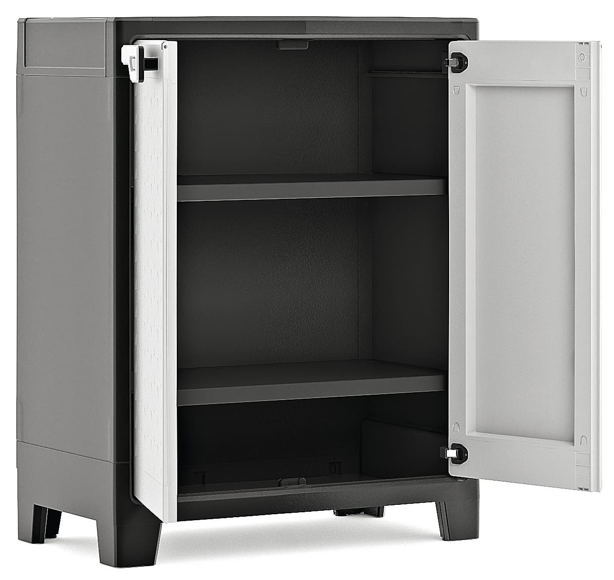 XL in Resina con 3 Ripiani Regolabili Colore Ore Antracite Grigio Keter - 10