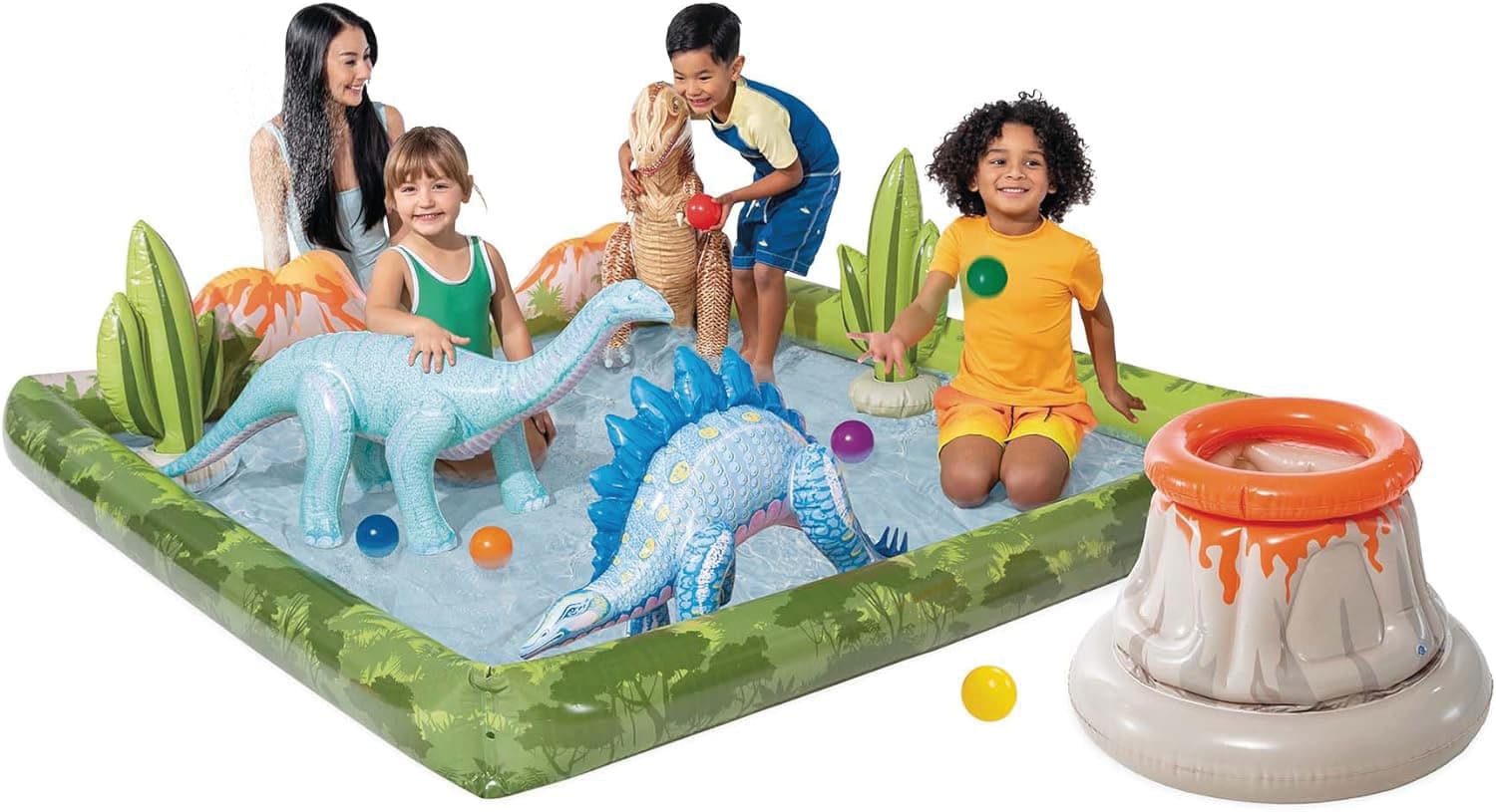 Play Center Jurassic Adventure Cm 201 x 201X36 Intex - 4