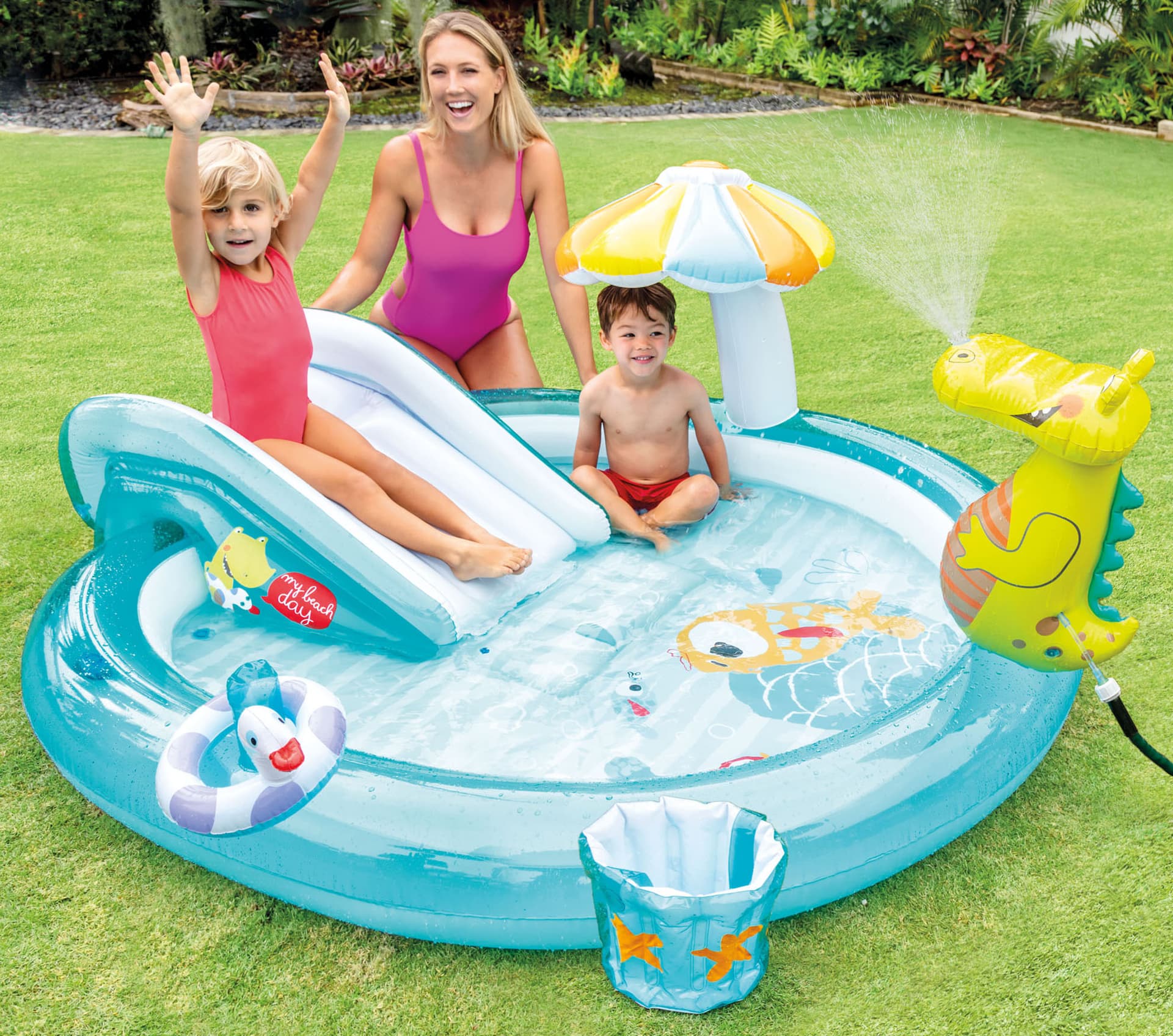 Play Center Alligatore Cm 201 x 170X84 H (L 160) Intex - 5