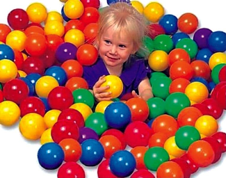 Palline Colore Orate da Gioco PZ.100 Ø Cm 6 5 Intex