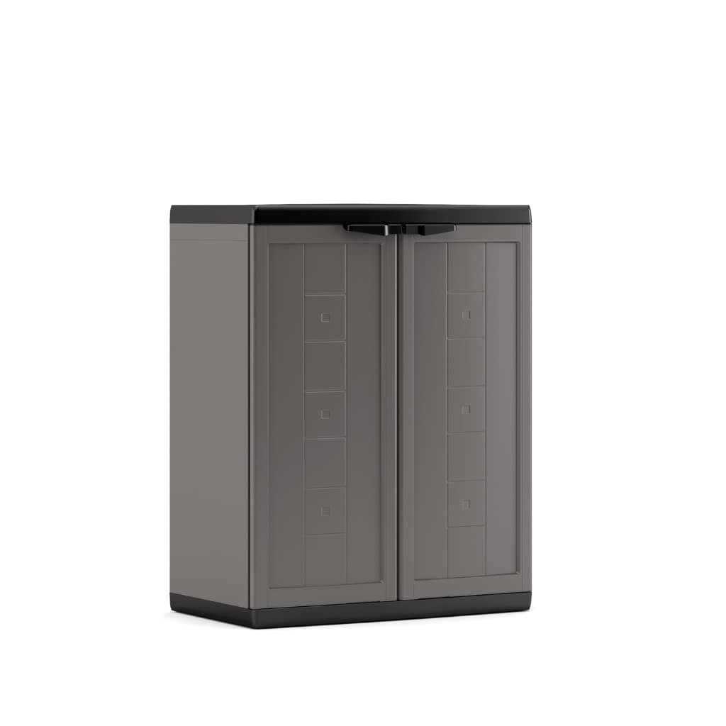 Armadio Basso Jolly in Resina con Ripiano Regolabile Colore Ore Grigio – Keter