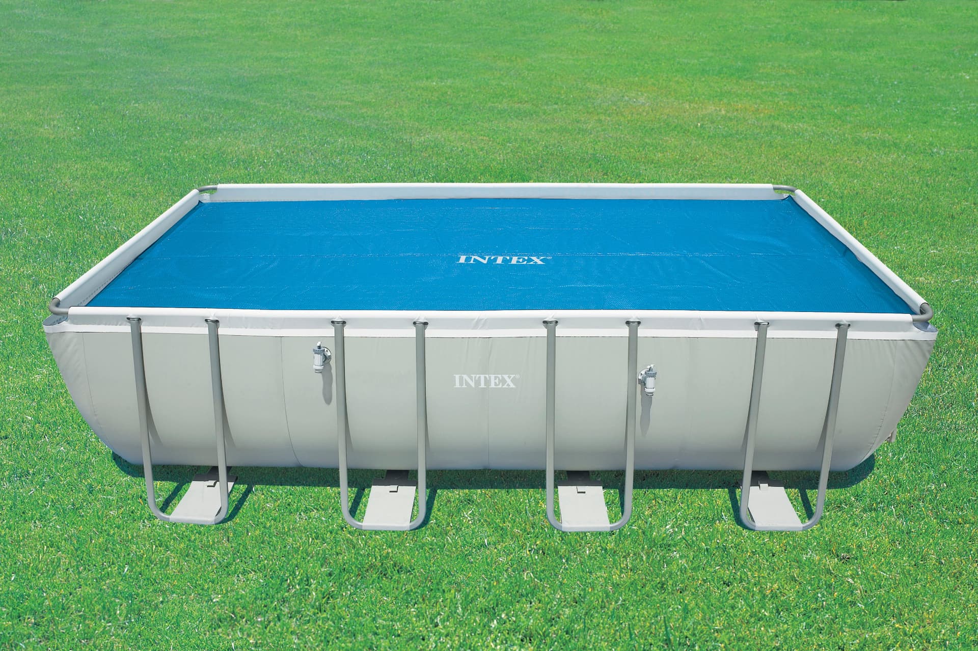 Copripiscina Termico Rettangolare Frame Cm 488 x 244 Intex - 6