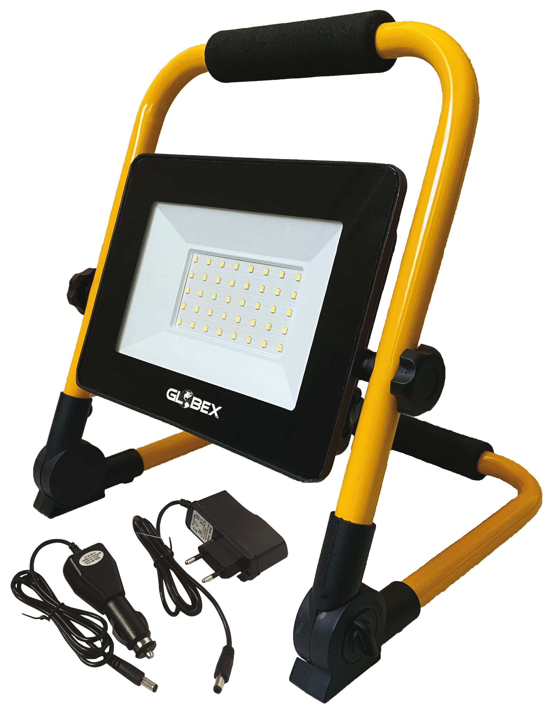Proiettore a LED Portatile e Ricaricabile con Supporto 20 W 4000K Globex - 3