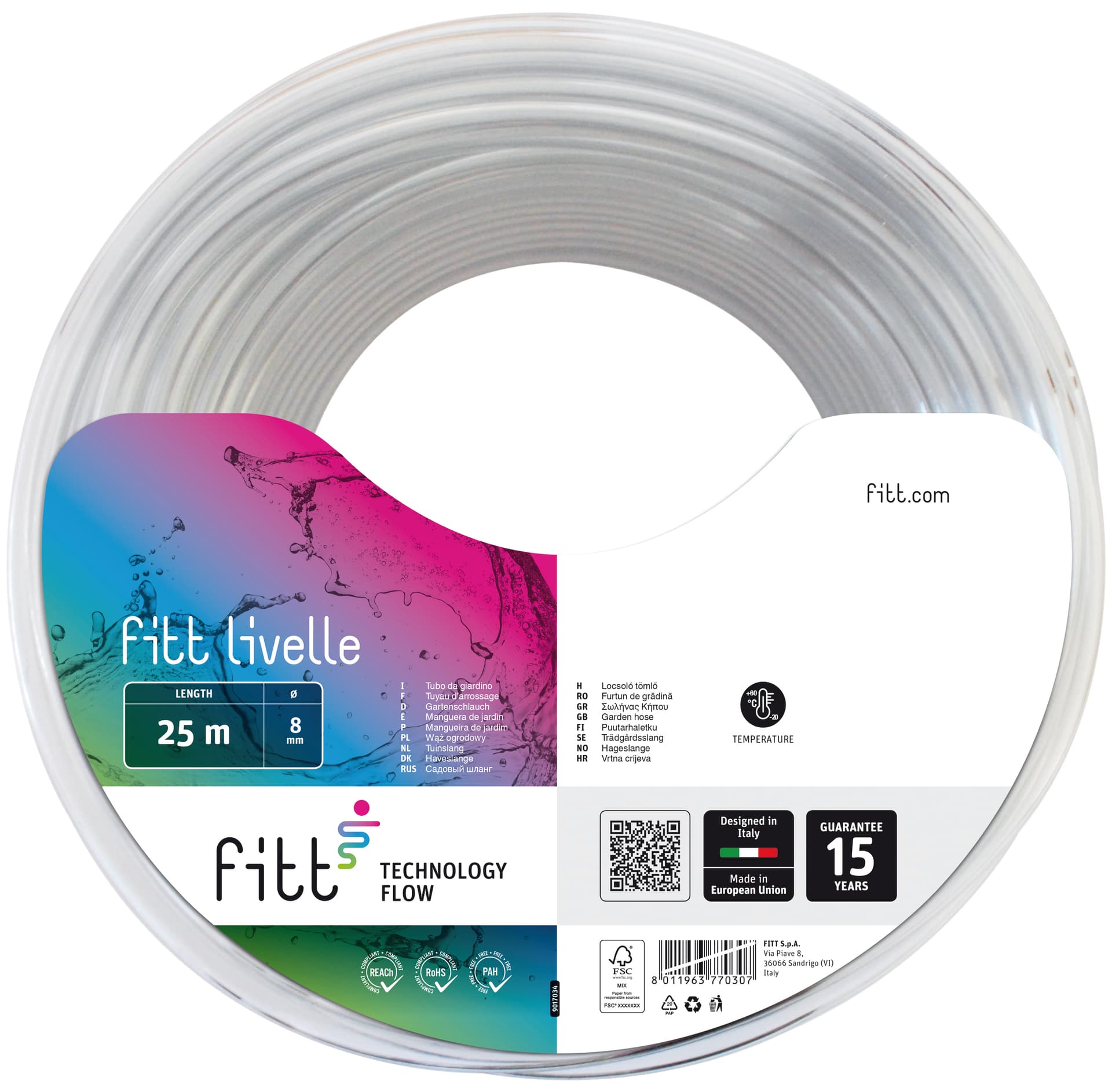 Tubo Livelle + Accessori Ø Mm 8 (M 25) Fitt - 3
