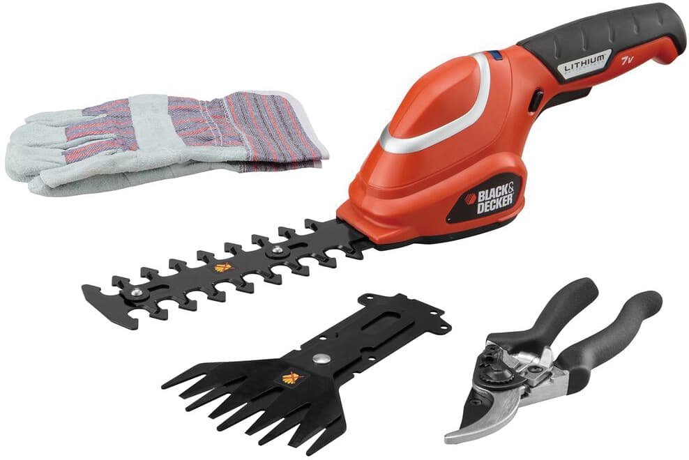 Kit Cesoia e Sfoltirami a Batteria GSL700KIT Qw 7 V con Guanti e Cesoie - 4