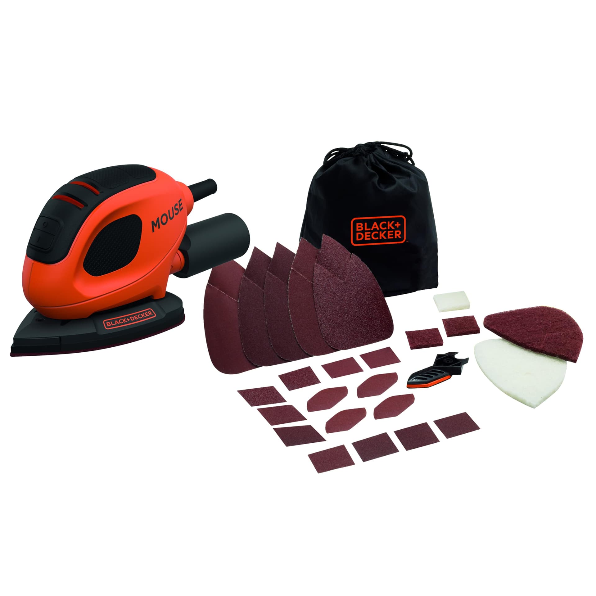 Levigatrice Mouse Multiuso BEW230BC Qs 55 W Black+Decker - 4