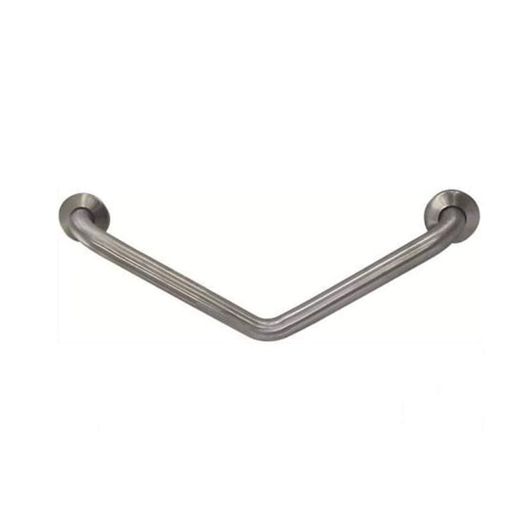 Barra Diagonale Maniglia di Sostegno Doccia Disabili Inox Satinato Nofer - 3