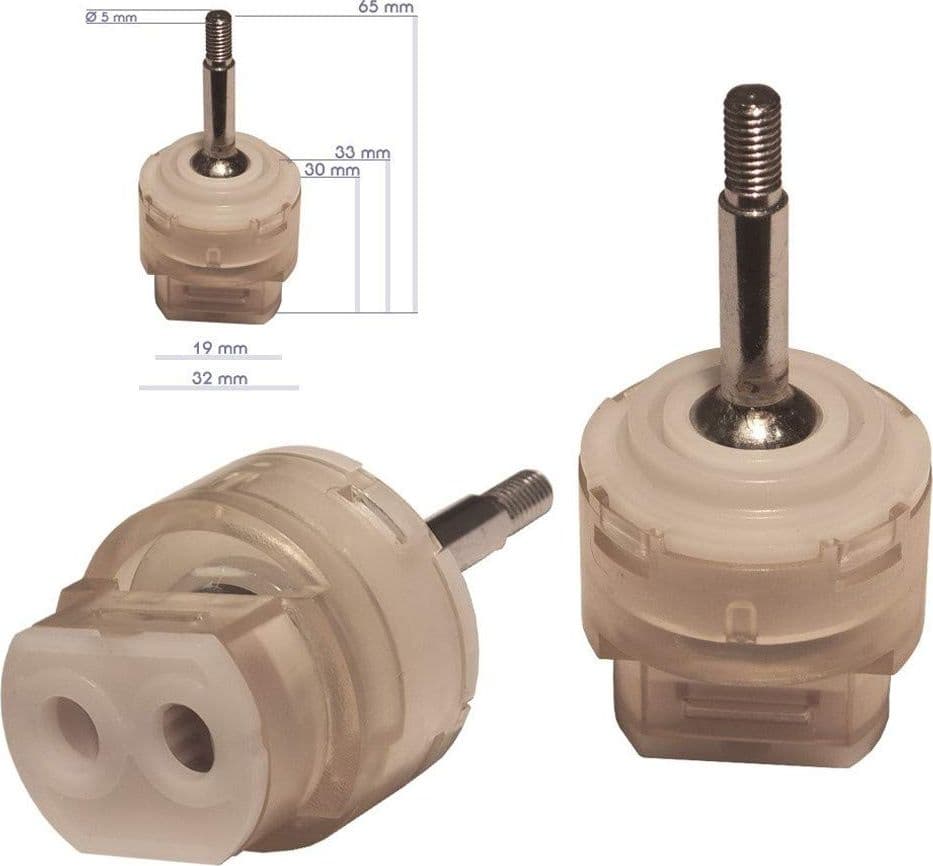 Cartuccia di Ricambio Rubinetto Dischi Ceramici 32 mm 0590530 FIR - 5