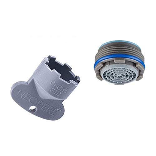 Aeratore Rubinetto a Scomparsa Compreso di Chiave 24X1 Rompigetto Filtro - 5