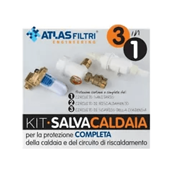 Kit Salvacaldaia 3 in 1 Dosatore Defangatore e Nutralizzatore RE6170160 - 2