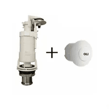 Batteria Tipo Catis con Pulsante Bianco ABS Oli 500850 - 2