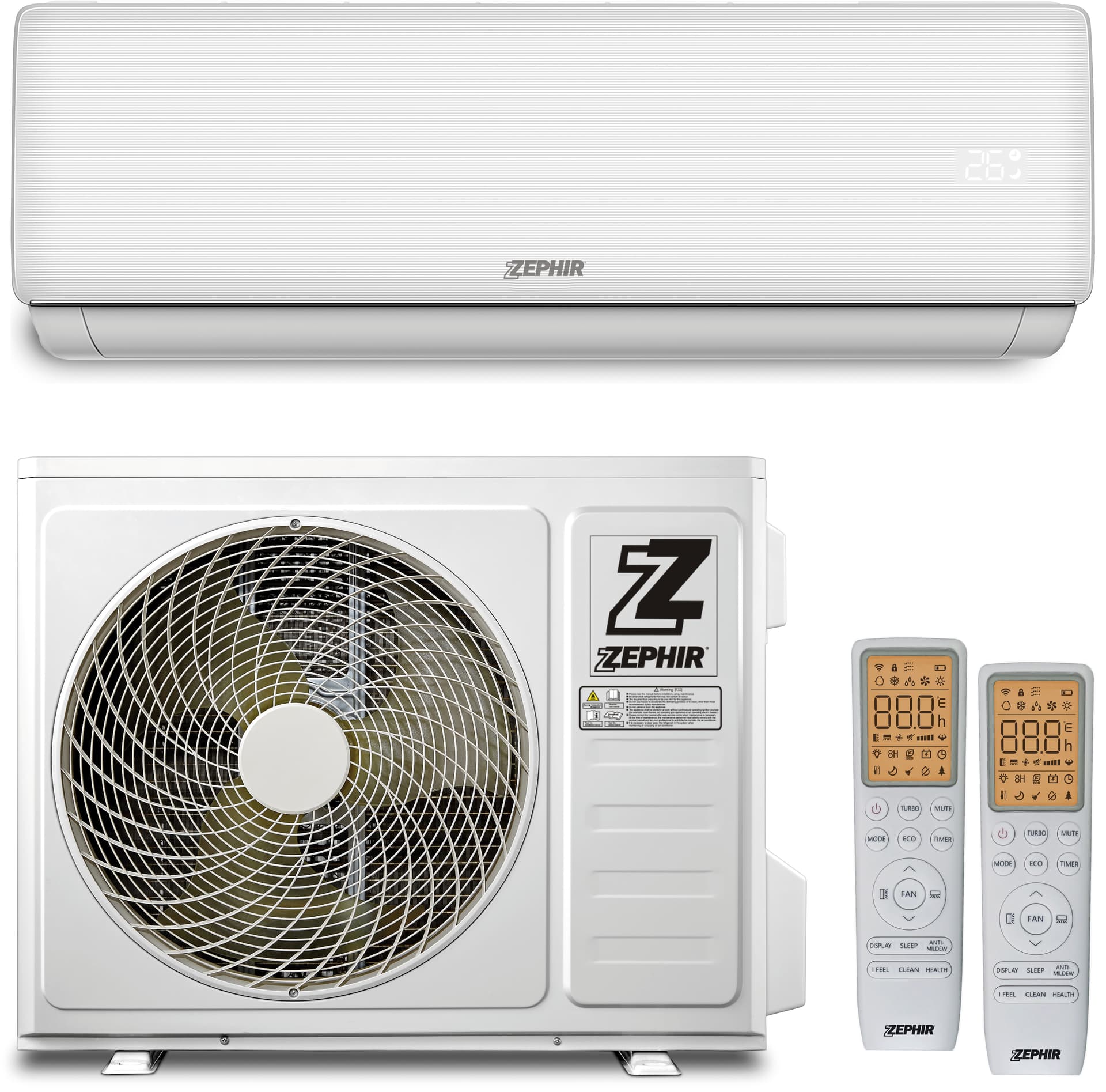 Climatizzatore Advance Wifi Smart 9000 Btu Wifi + 2 Telecomandi Zephir - 3