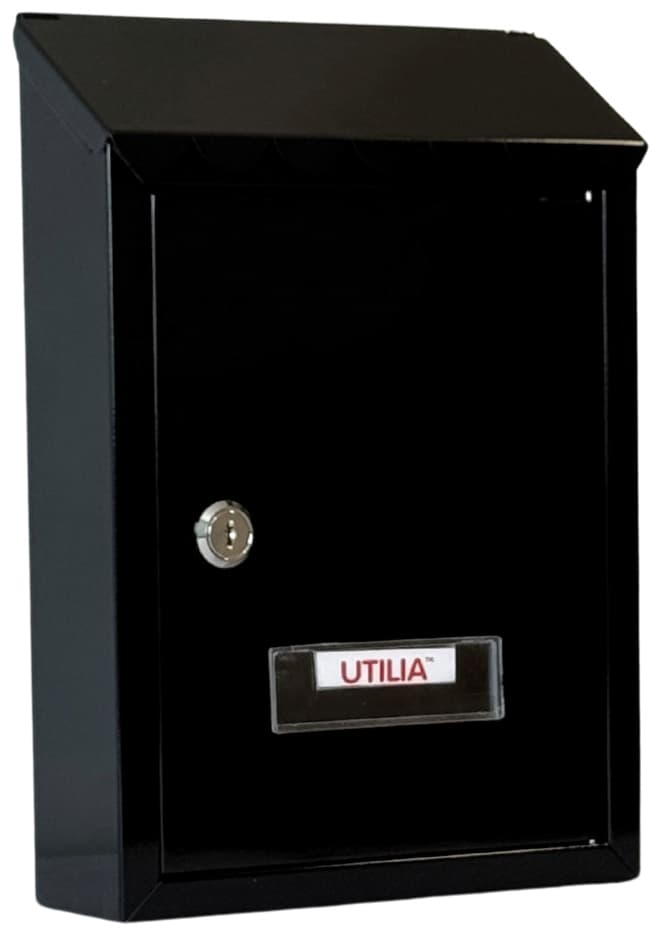 Cassetta Postale Capri Colore Nero Utilia - 4